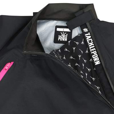 Tackle Porn Pink Popper Jacket Regenjacke Gr. 3XL - schwarz